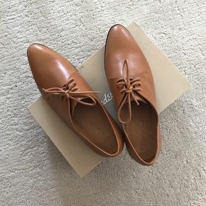 New Madewell leather Oxford size 9-1/2